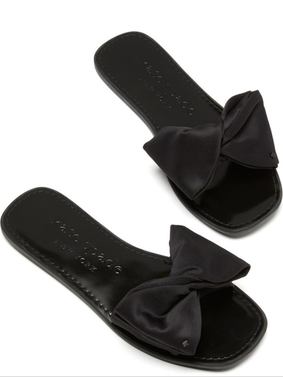kate spade Shoes - NEW KATE SPADE | $288 Bikini Bow Slip-On Sandals